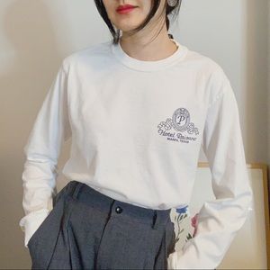 Hotel Paisano Marfa White Long-sleeve T-shirt